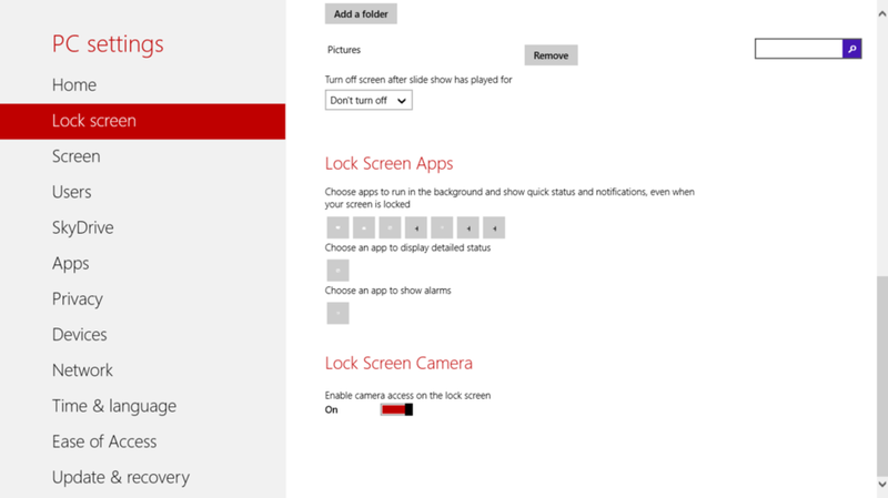 Illustration for article titled Latest Windows 8.1 leak shows lockscreen app alarms